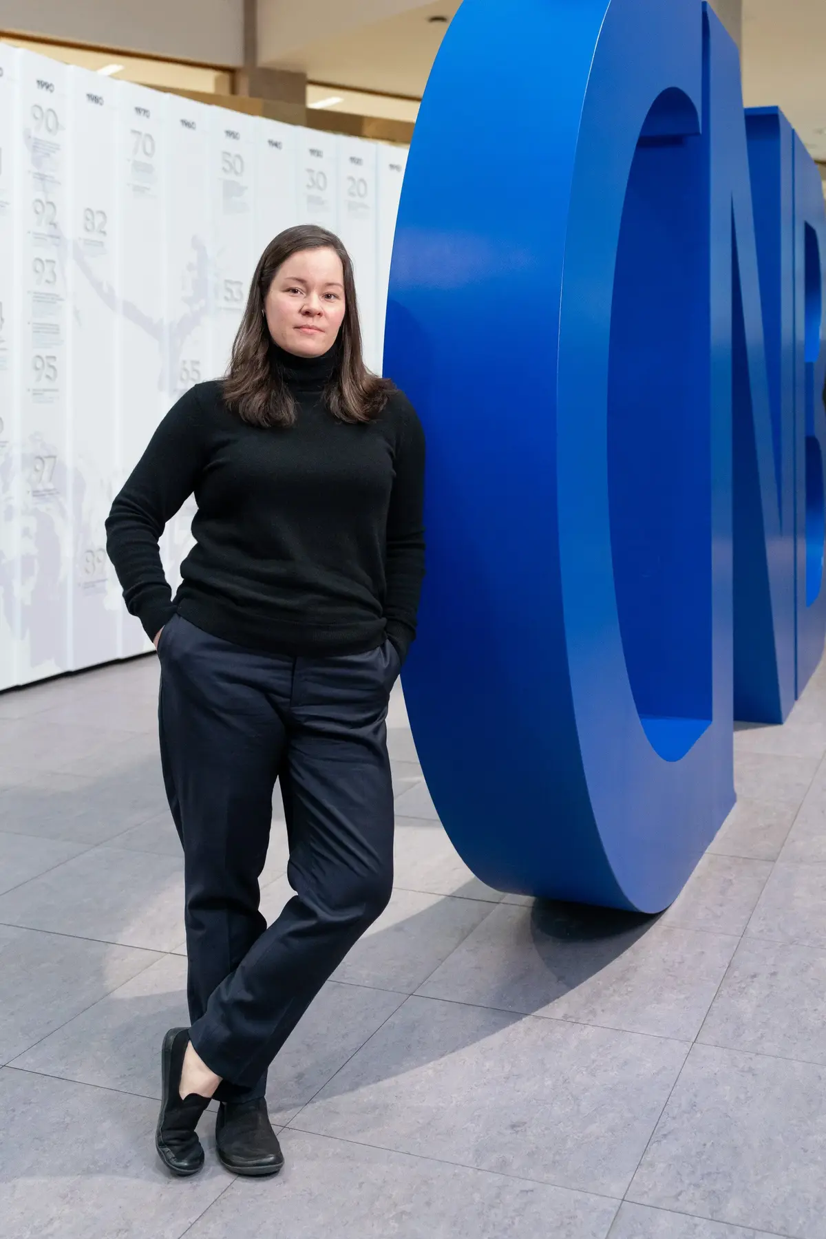 Simona Malovaná at the Czech National Bank